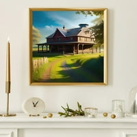 The Farmhouse Gate - Farm House Canvas Art