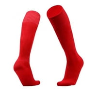 Мирна гъвкавост дишане удобни спортни чорапи солидни цветни футболни чорапи дълги тръби спортни чорапи