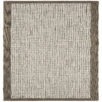 Резюме Clive Brounded Wool Runner Rug, Brown Ivory, 2'3 6 '