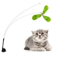 Котешка закачка котешка играчка замяна на глава за котешка тийзър интерактивен пъзел забавен, сладък домашен любимец, въртящ се вятърна мелница котка за каране на