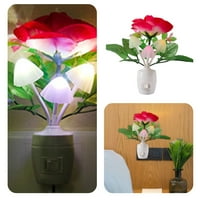 Yyeselk Color Промяна на плъгин LED светлини за мечта на цветя за детски стаи, спални, разсадници, шезлонги, коридори и стълбища