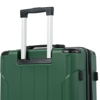 Куфар за спин на Hardshell багаж с TSA Lock Лек разширяващ се 28 '', зелено