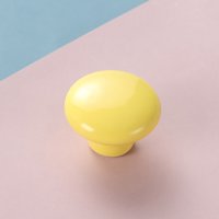 Sanwood бонбони цвят керамичен кръгъл гардероб гардероб чекмедже шкаф с копче за дръпване