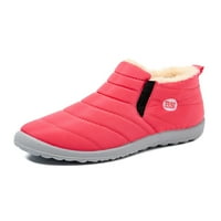 Rockomi Toddler Kids Snow Boots Slip устойчиви на открито Момичета Зимни фишове на топли обувки Черно 12C