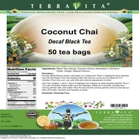 Terravita coconut chai decaf черен чай