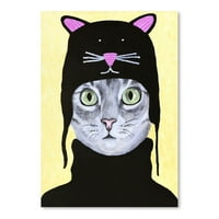 AmericanFlat Cat с котешка шапка от Coco de Paris Poster Art Print