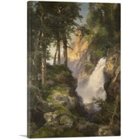 Пада в Toltec Gorge Canvas Art Print от Thomas Moran - Размер: 26 18