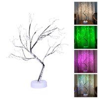 Коледни светлини на открито дърво светлини симулирани светодиодни светлини на дървото светлини за дърво за стаи спалня Сватбена партия празнични декорации