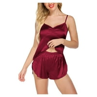 Zuwimk бельо за жени, жените дантелени модални коледни спални дрехи Chemises v-образно деколте Full Slip Nightgown, XL