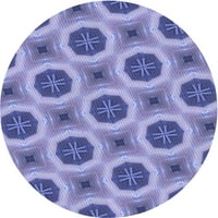 Ahgly Company вътрешен правоъгълник с шаблони с шисти синьо килими, 8 '10'