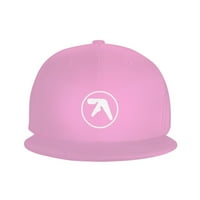 Cepten Men & Womens Hip Hop Street Style със Sunhat Aphe Twin Logo Регулируемо бейзболна плоска шапка на сметката розово