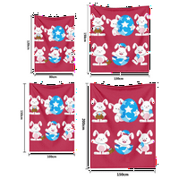 Dicasser Spring Flower Decor Throdle с одеяло с възглавница топла уютна плюшена фланелна одеяла за домашен диван, легло, диван, къмпинг и пътуване
