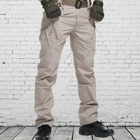 Мъжки товарни панталони Леки работни панталони за мъже Водоустойчиви тактически панталони с джобове за туризъм на открито