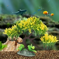 Изглеждаща изкуствена риба изкуствени водни растения, водни растения за симулация на аквариум, риба смола за аквариум Q-S015A, Q-S015B, Q-S015C, Q-S015D, Q-S015E