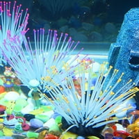 Visland изкуствен коралов растение аквариум орнамент, светещ траен реалистичен силиконов симулация на морска анемона озеленяване на рибния резервоар аксесоар за дом