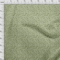 Oneoone памучен памучен плат листа и флорален блок печат тъкан bty широк