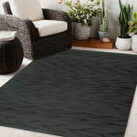 Черен килим на открито от Kavka Designs