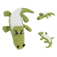 Симулационно куче плюшена пълнена играчка, кучета играчки плюшени играчки форма за плюшена пълна имитация на кученце играчка за малки кучета зелено
