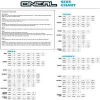 Oneal Element Warhawk Червено бяло сини фланелки панталони ботуши комбо комбиниране