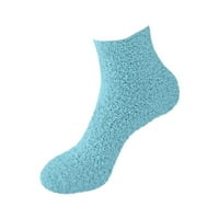 Дръжте пръстите на пръстите на краката си тост himiway All-Season чорап Опции Жените размити уютни чехли чорапи Топли меки зимни плюшени домашни чорапи Мултицвет един разм
