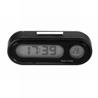 Mini LCD Digital Car Dashboard Electronic Time Clock Thermometer с подсветка