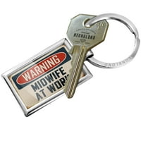 Ключов предупредителен акушерка на работа Винтидж забавна знака за работа