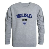Wellesley College Blue Mom Fleece Crewneck пуловер суичър