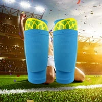 Джобни дишащи меки всеобхватни защитни гамаши футболни гамаши чорапи Комплект вложки Спортни защитни предавки на предавките