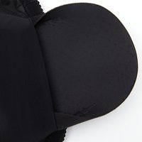 Женски V-образно деколте Body Suit Zipper Compression Compression Shapewear Bodysuit плюс размер Black S