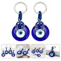 Eye Evil Keychain Blue Hanging Key Ornament Charm Decor Keyring Turkish Amulet Chain Luck Good Car Lucky Contand Bag