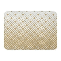 Модел Съвременни ромби квадрати Геометрични плочки Златни и бели диамант луксозни врати за подаване на пода за килим 23.6x