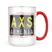 NEONBLOND AXS Airport Code for Armenia HAG Подарък за любители на чай за кафе