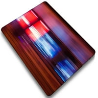 Kaishek Hard Shell Case Cover съвместим MacBook Pro S A M2 A + черен капак на клавиатурата, лилава серия 0343