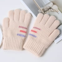 Зимни водоустойчиви ръкавици Бабай ръкавици ръкавици жени студено време деца Зимни ръкавици Деца еластични топли ръкавици момчета или момичета плетани ръкавици