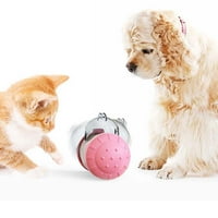 Домашна тумблер Куче доставки Ролери пъзел Храния Изтичане на топка Kitten Puppy Snack Ball Toy Pet Accessories Кучета тренировки играчки за домашни любимци играчки черно
