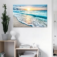 Талус морски изгрев плаж плажен ландшафтен гоблен болест на стената картина Домашна декорация 10*