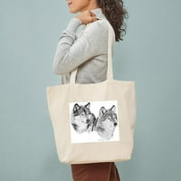 Cafepress - Самотни вълци тотални чанти - Естествено платно чанта, платнена чанта за пазаруване