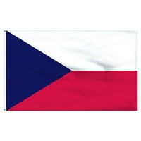 Чехия република 3x5ft найлонов флаг само с полюсен подгъва - банер