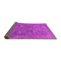 Ahgly Company Indoor Rectangle Abstract Pink Modern Area Rugs, 2 '5'