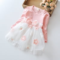 Момичета облича бебешки рокли цветя тюл малко дете