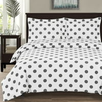 памук Percale Polka Dots Duvet Cover Cover - Twin Twin XL