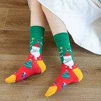 Разходка в облаци на комфорт Himiway All-Season Sock Options Christmas Printed Есента зима MIDI чорапи Коледни чорапи Коледни чорапи Коледни чорапи Коледни спортни спортни топли чорапи че