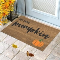 Тиквен почвелив декор за тиква смешна врата мат есен добре дошъл есен декор килим