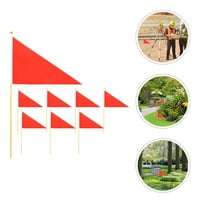 Маркиране на знамето на знамето на знамето на строителния маркер Триъгълник Флаг на сайта Строителни знамена на знамената