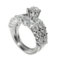Пръстени за женски розов диамантен пръстен, диамантен пръстен на Свети Валентин, розов пръстен, диамант, пръстен за спар-кле, лек луксозен пръстен, нов творчески пр?