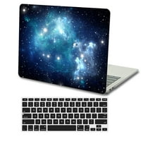 Капак на калъфа с твърда обвивка на Kaishek Само съвместим REL. Нов MacBook Air 13 С дисплей на ретината и сензорен ID модел: A M1 & A2179 & A Galaxy A + Black Keyboard Cover