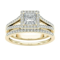 Frehsky пръстени Двойка пръстени златни инкрустирани цирконови пръстени Clic Jewelry Valentines Day Gifts