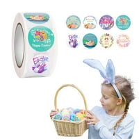 Великденски яйца зайче декорация Великден стикер празнични стикери за подаръци, летни спестявания клирънс
