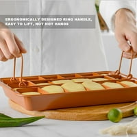Кухненски инструмент за печене на торта, безпроблемен тиган за брауни, за семейства приятели домашни празници