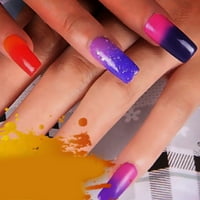 Jell лакове за нокти 8ml цвят смяна на цвят за дълготраен подвижен градиент Без дразнене на ноктите и кожните нокти за нокти и прелести
